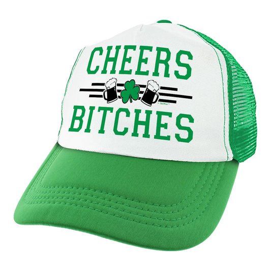 angle view of a trucker hat