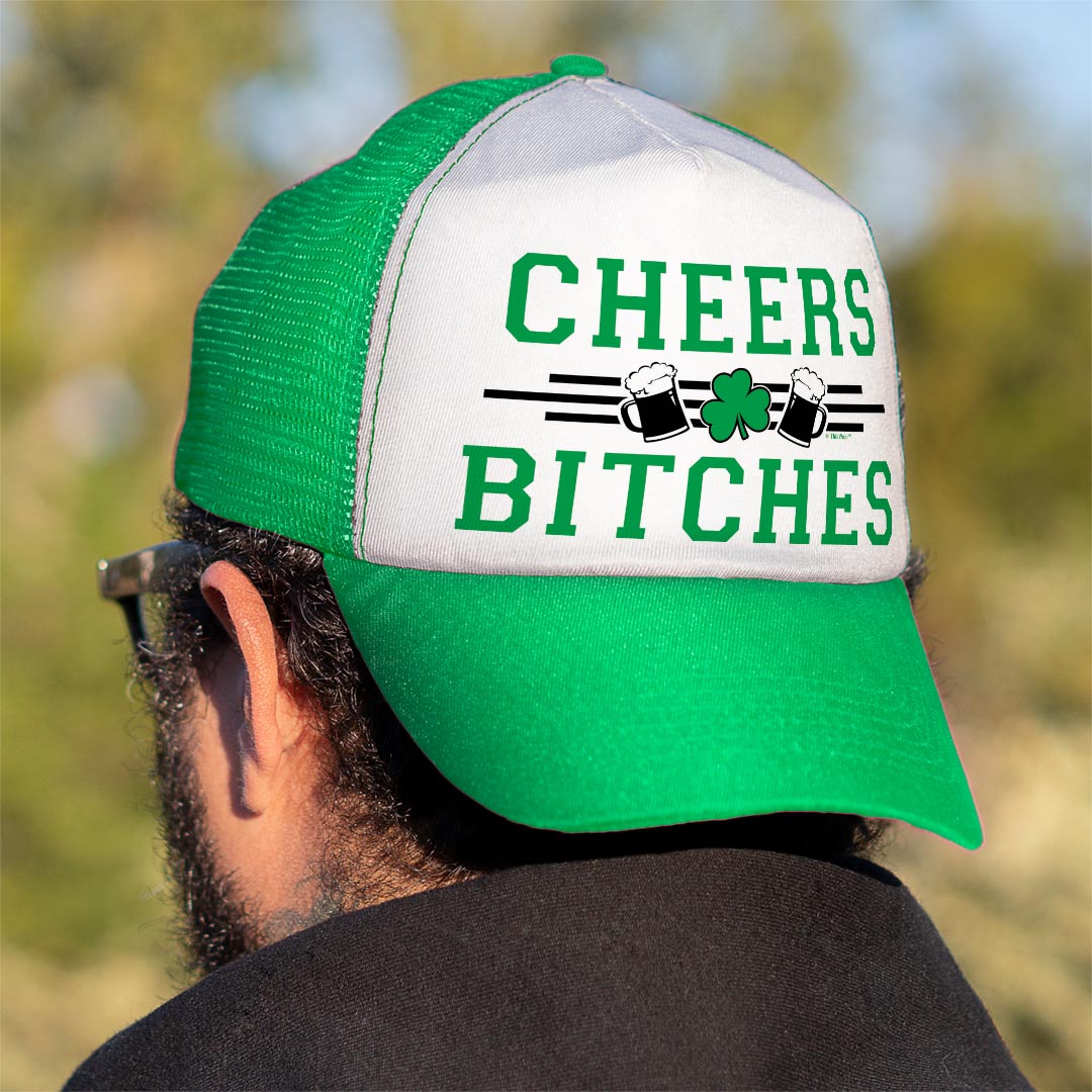 man wearing trucker hat backwards