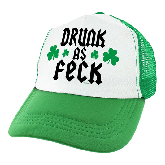 angle view of a trucker hat