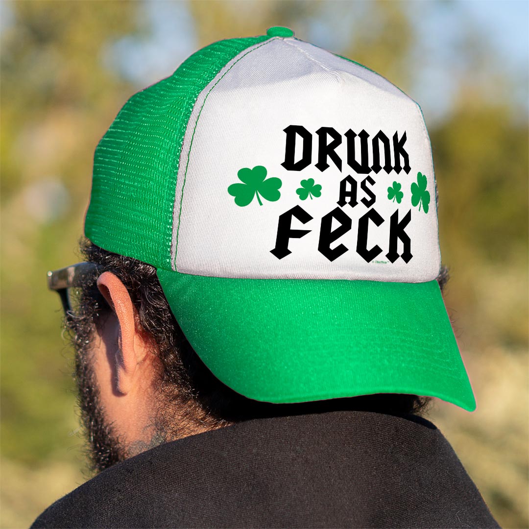 man wearing trucker hat backwards