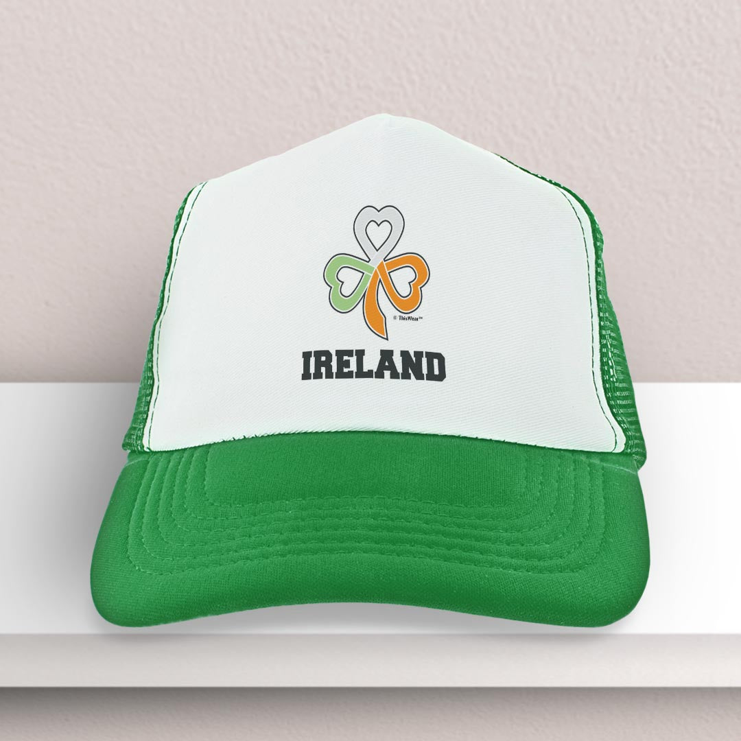 trucker hat on a shelf