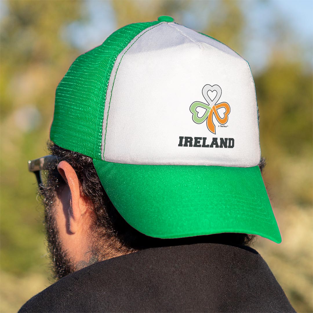 man wearing trucker hat backwards