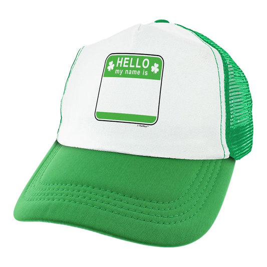 angle view of a trucker hat