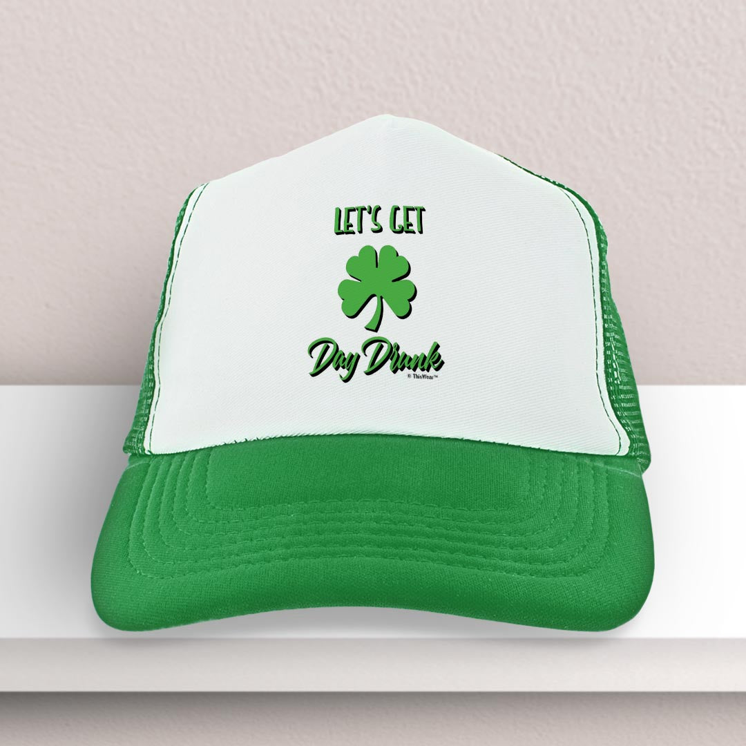trucker hat on a shelf