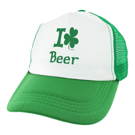 angle view of a trucker hat