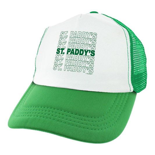 angle view of a trucker hat