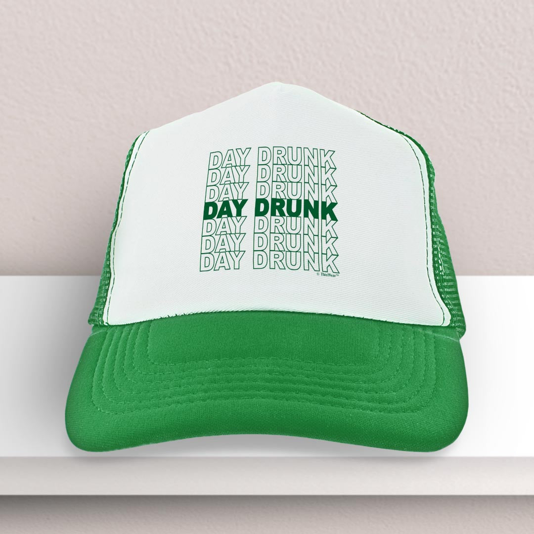 trucker hat on a shelf