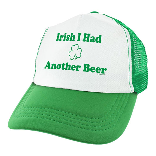 angle view of a trucker hat