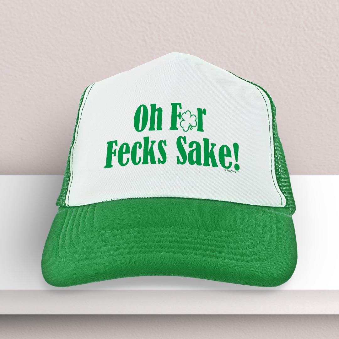 trucker hat on a shelf