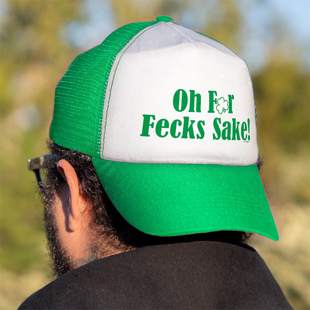 man wearing trucker hat backwards