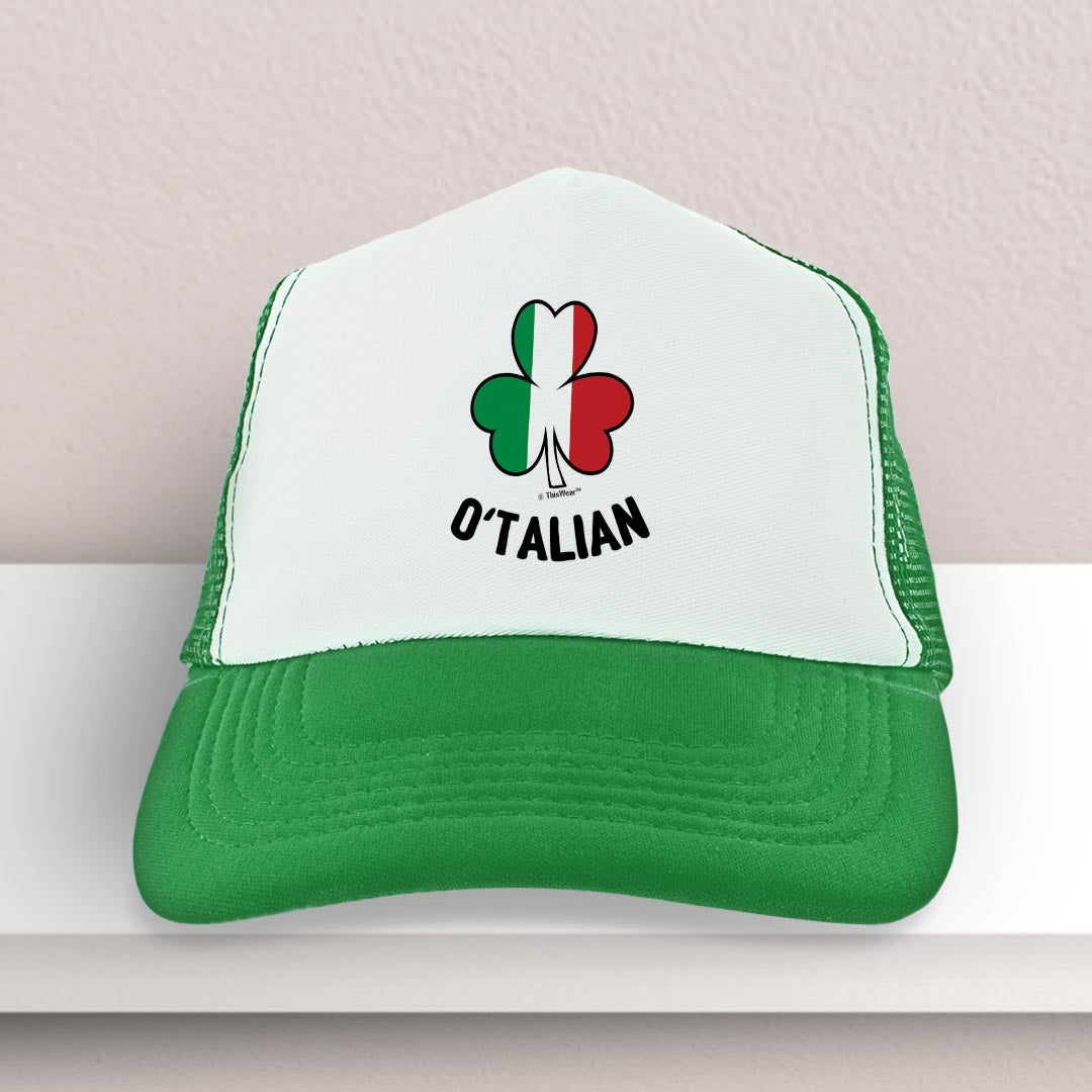 trucker hat on a shelf