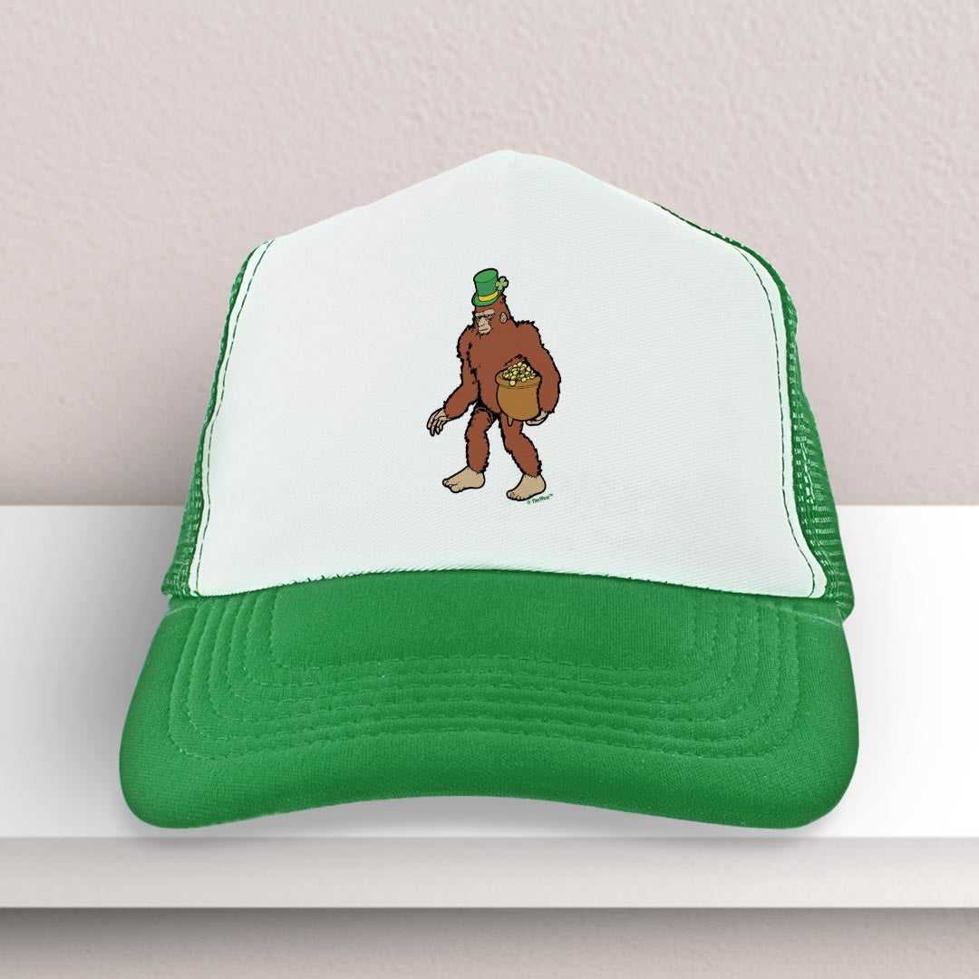trucker hat on a shelf
