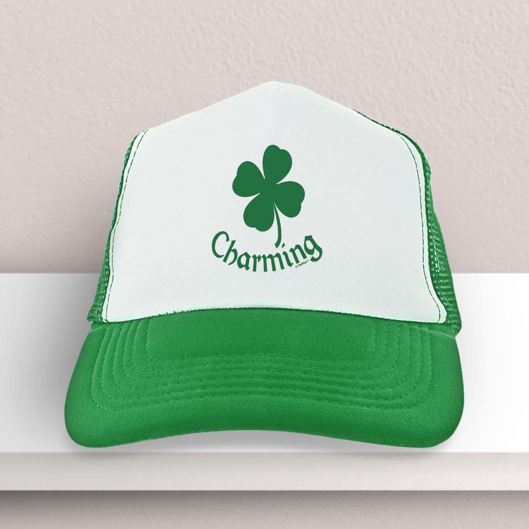 trucker hat on a shelf