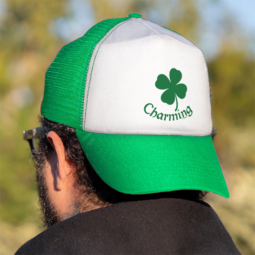 man wearing trucker hat backwards