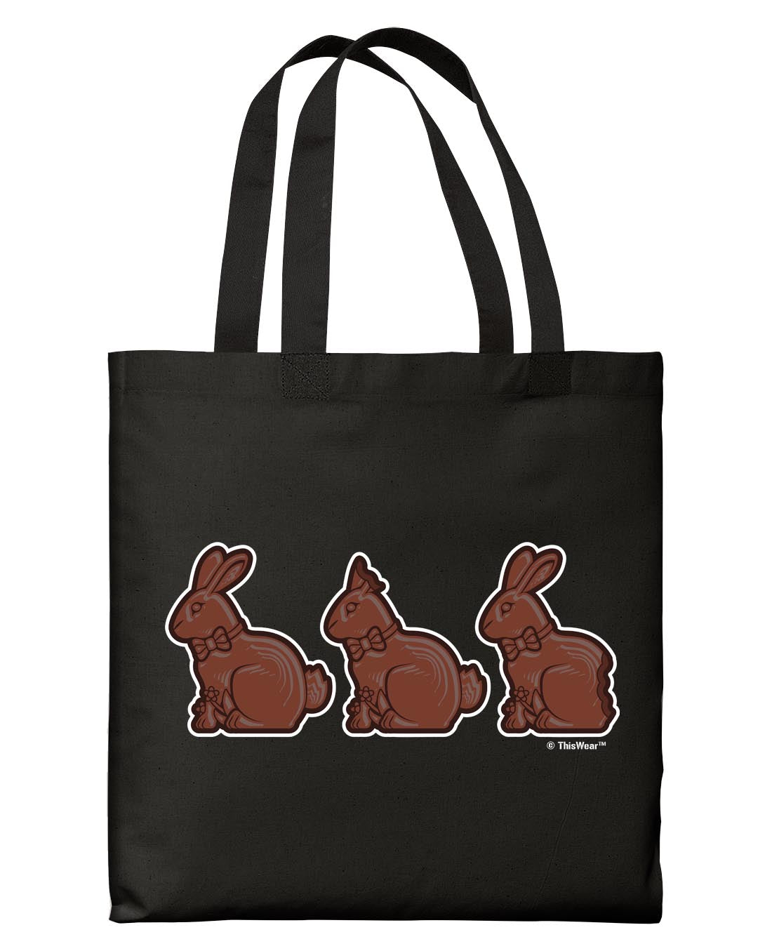 front view of tote bag
