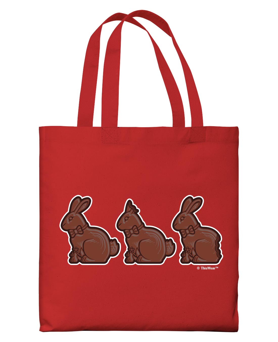 front view of tote bag