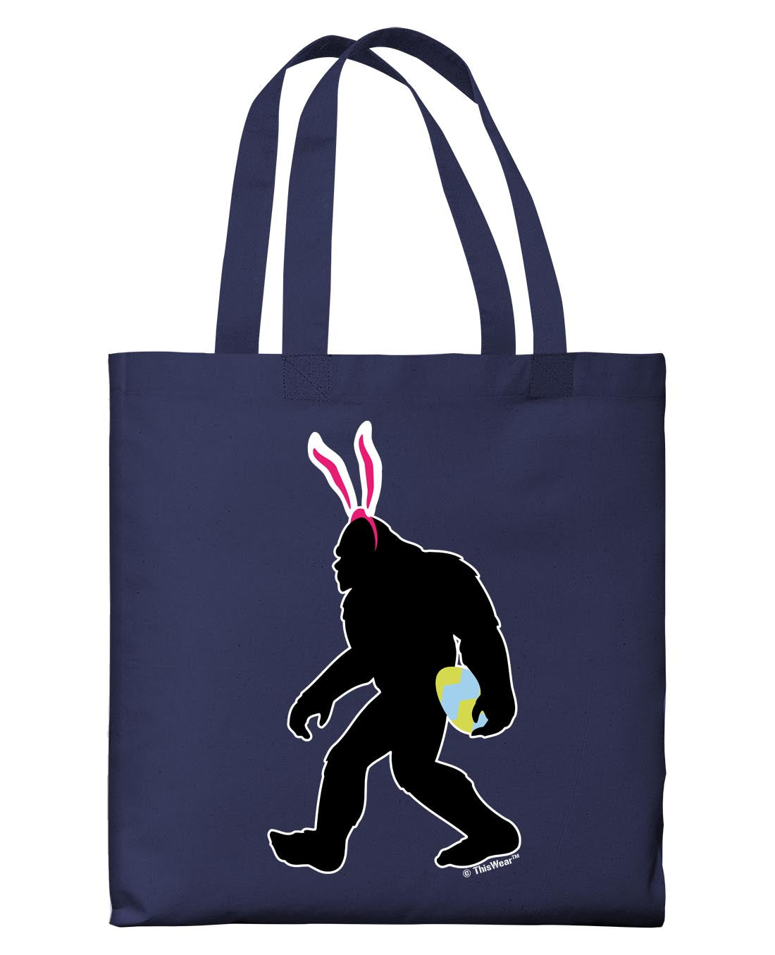 front view of tote bag