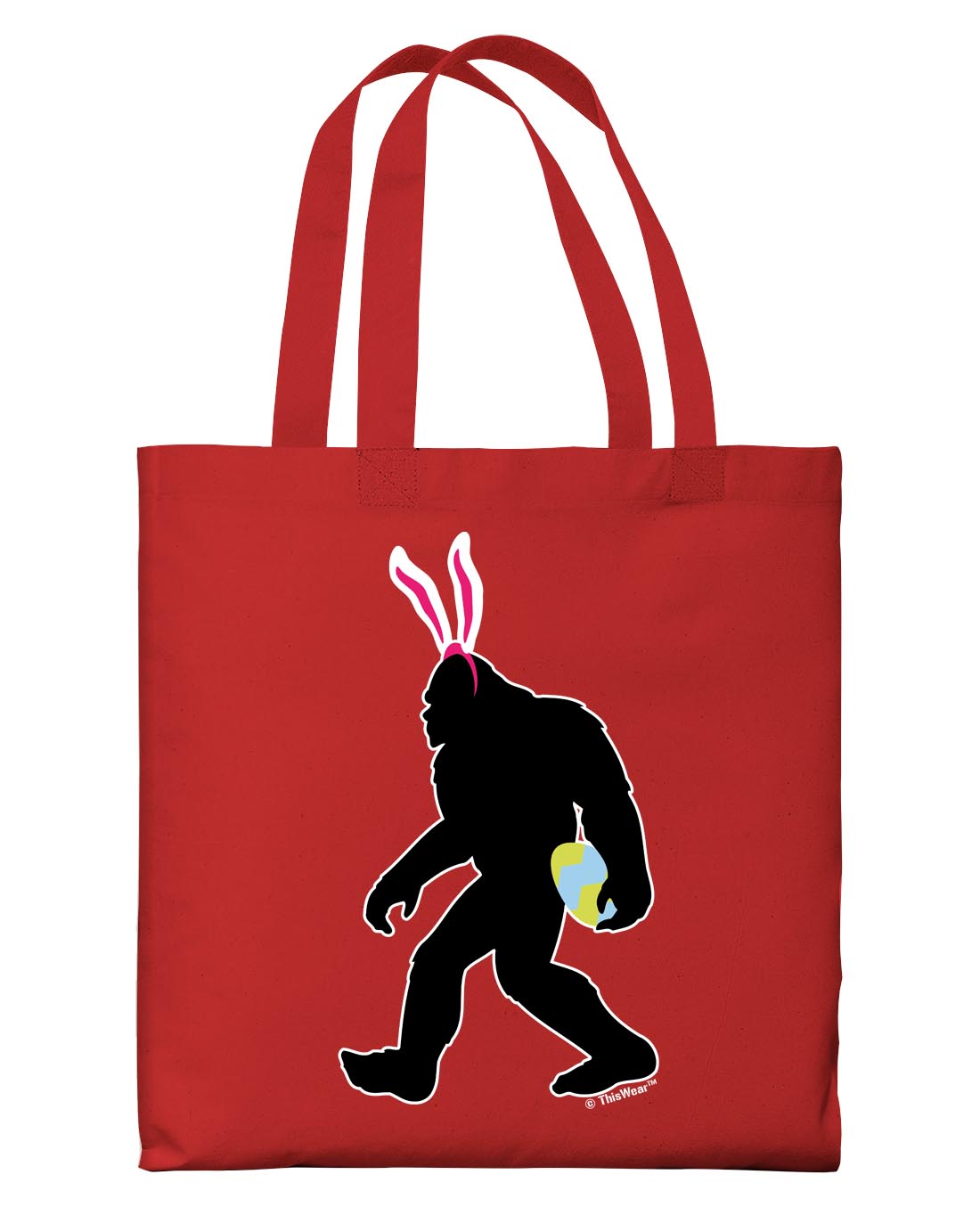 front view of tote bag