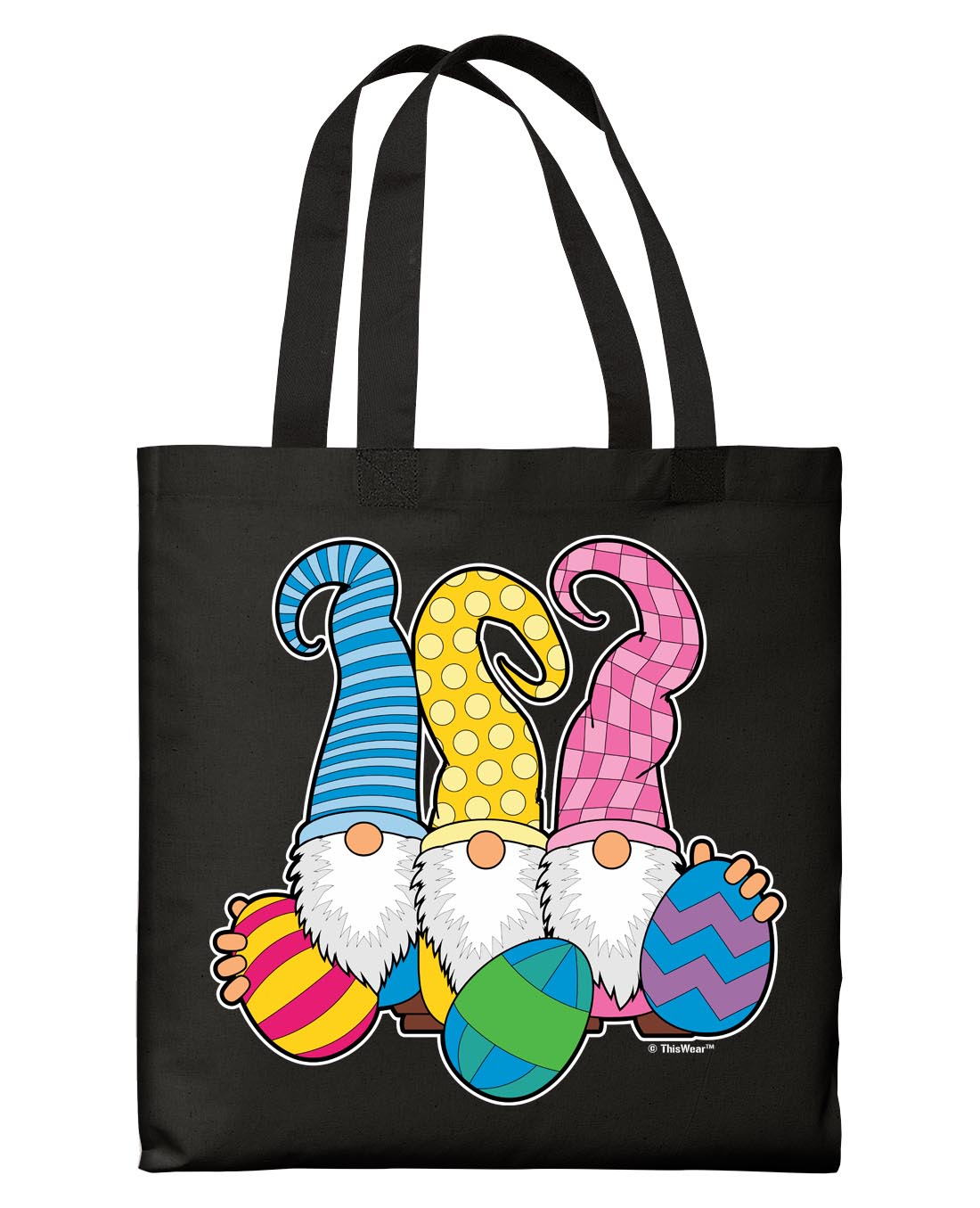 front view of tote bag