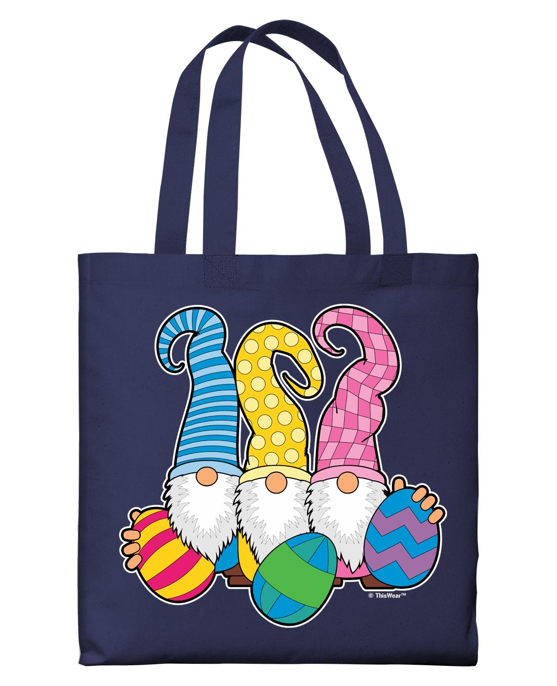 front view of tote bag