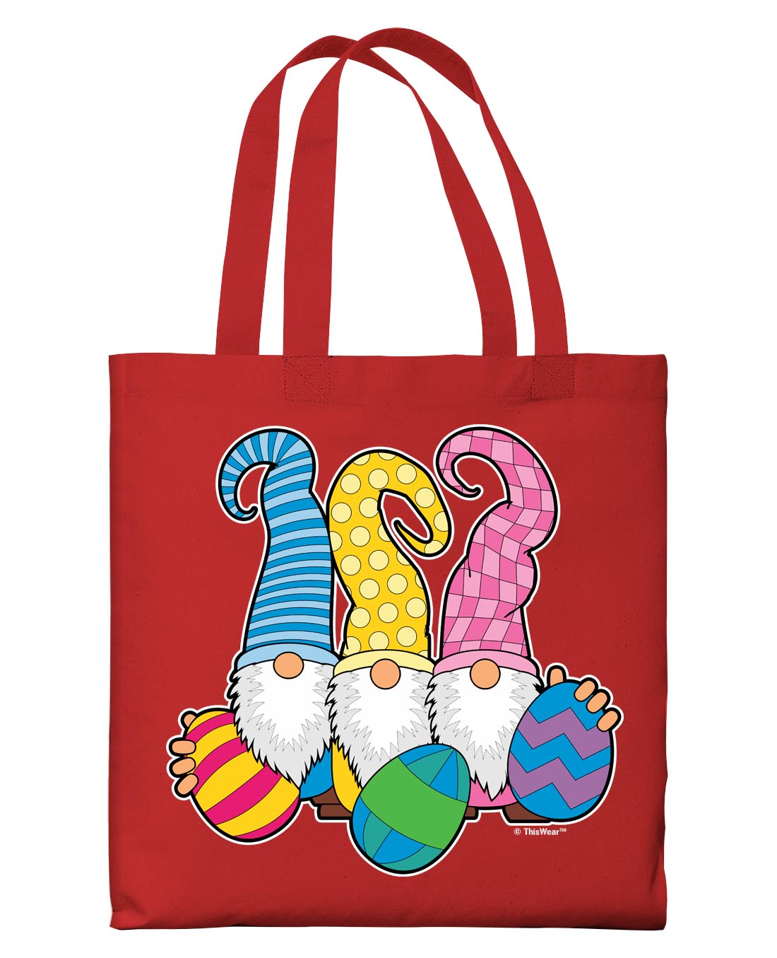 front view of tote bag