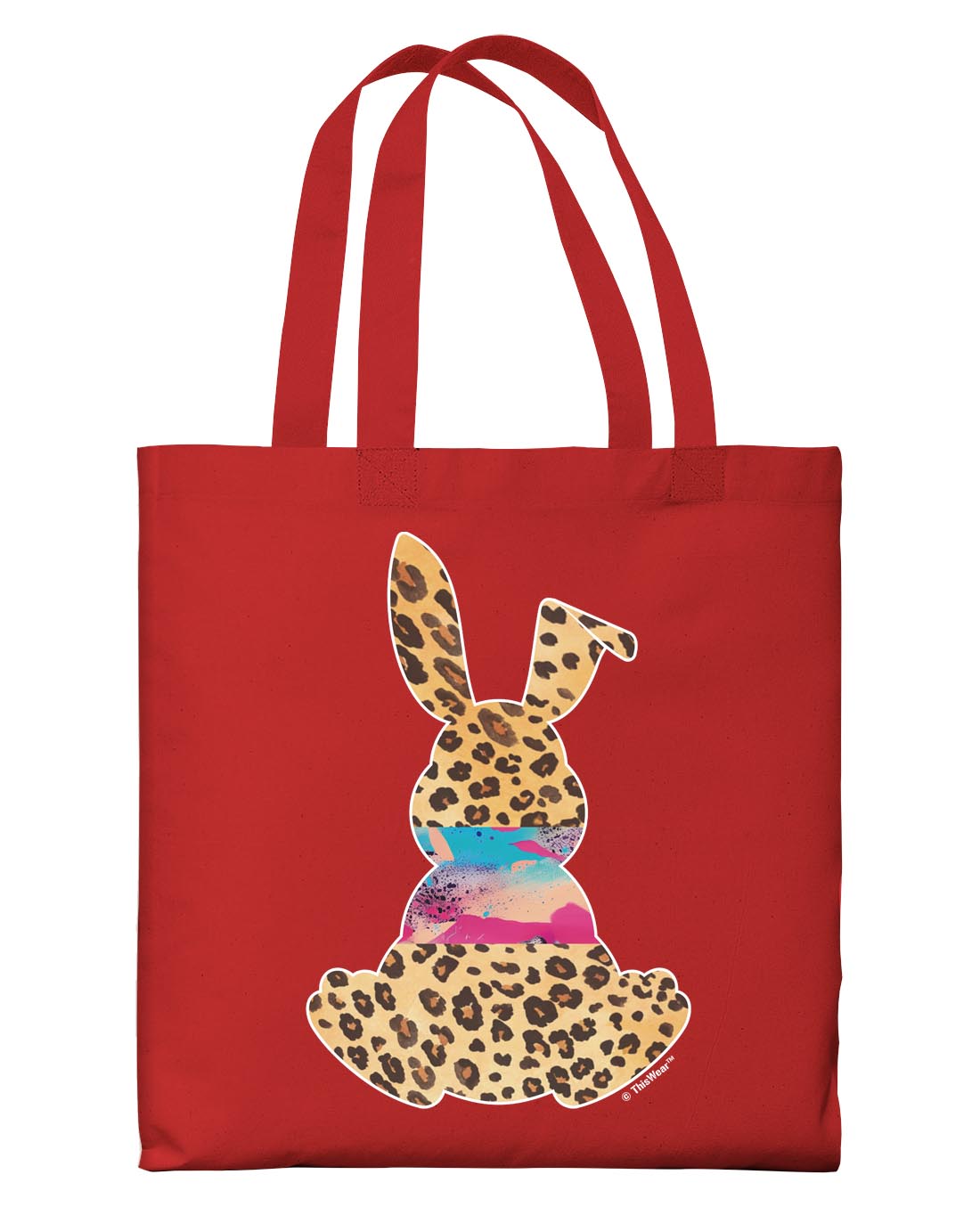front view of tote bag