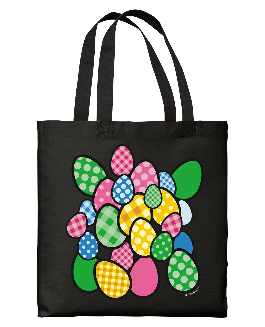 front view of tote bag