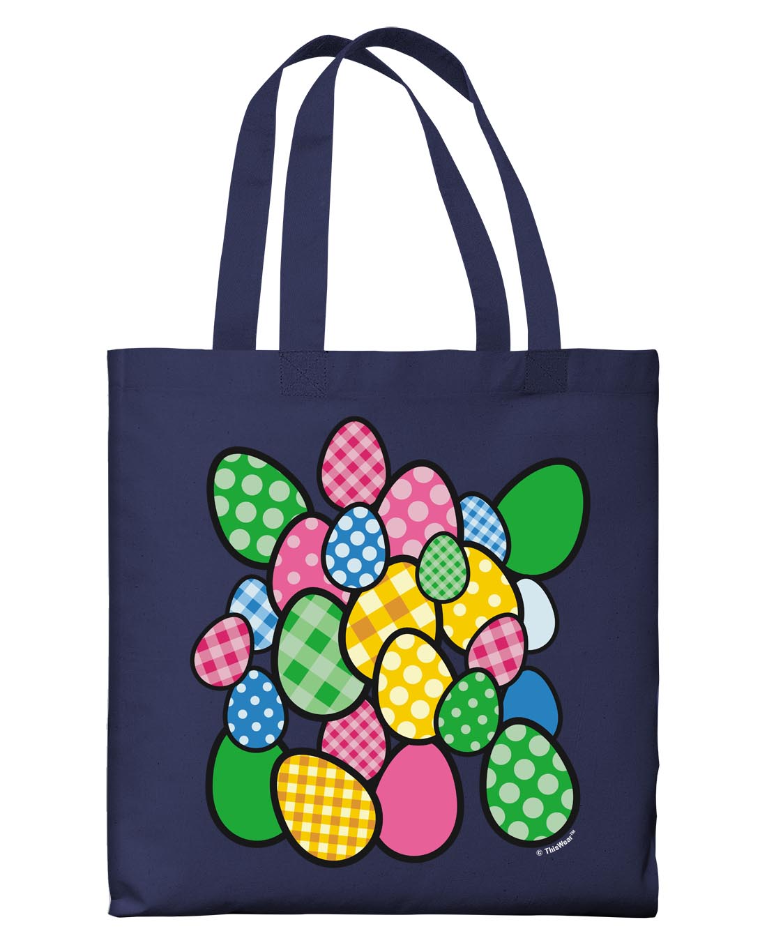front view of tote bag