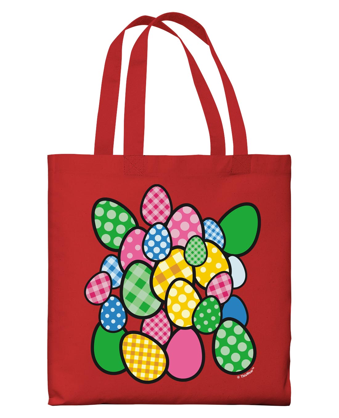 front view of tote bag