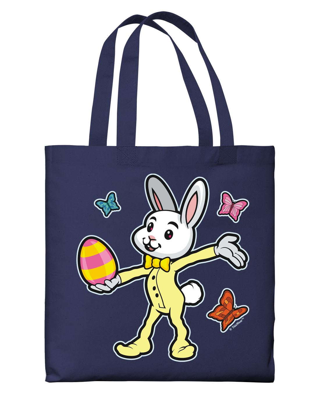 front view of tote bag