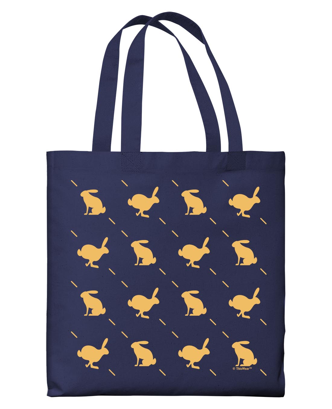 front view of tote bag