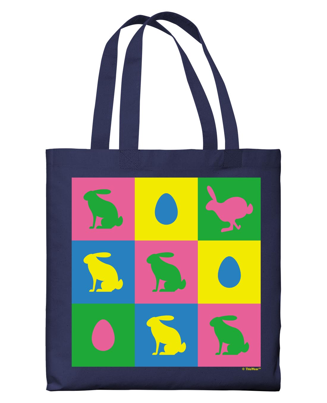 front view of tote bag