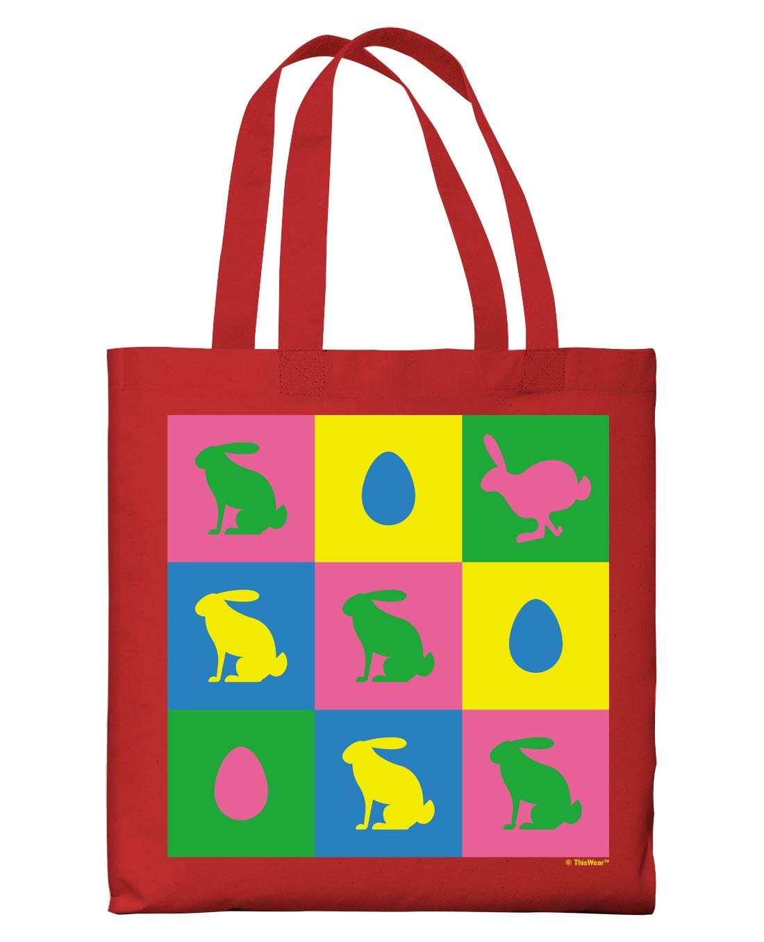 front view of tote bag