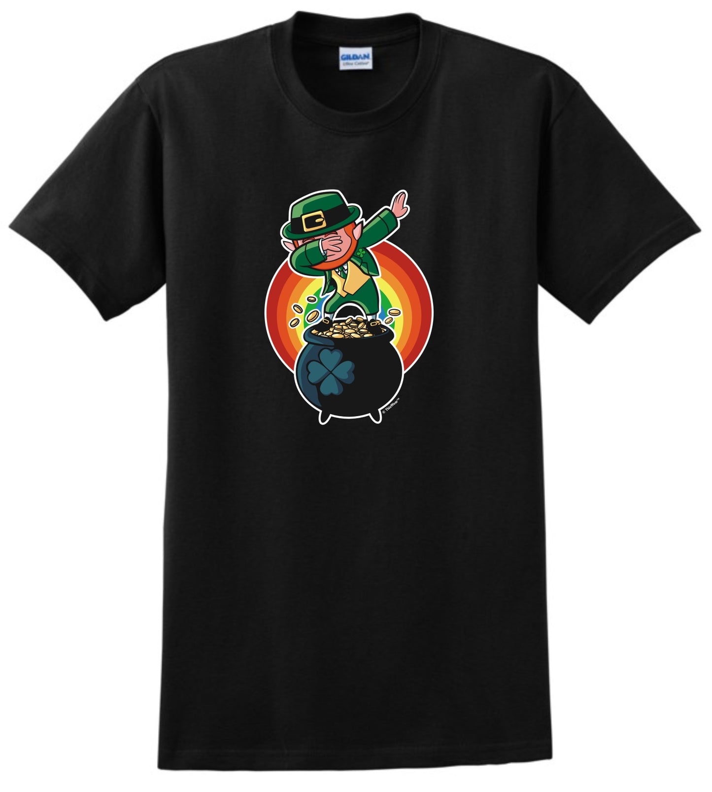 front of shirt black