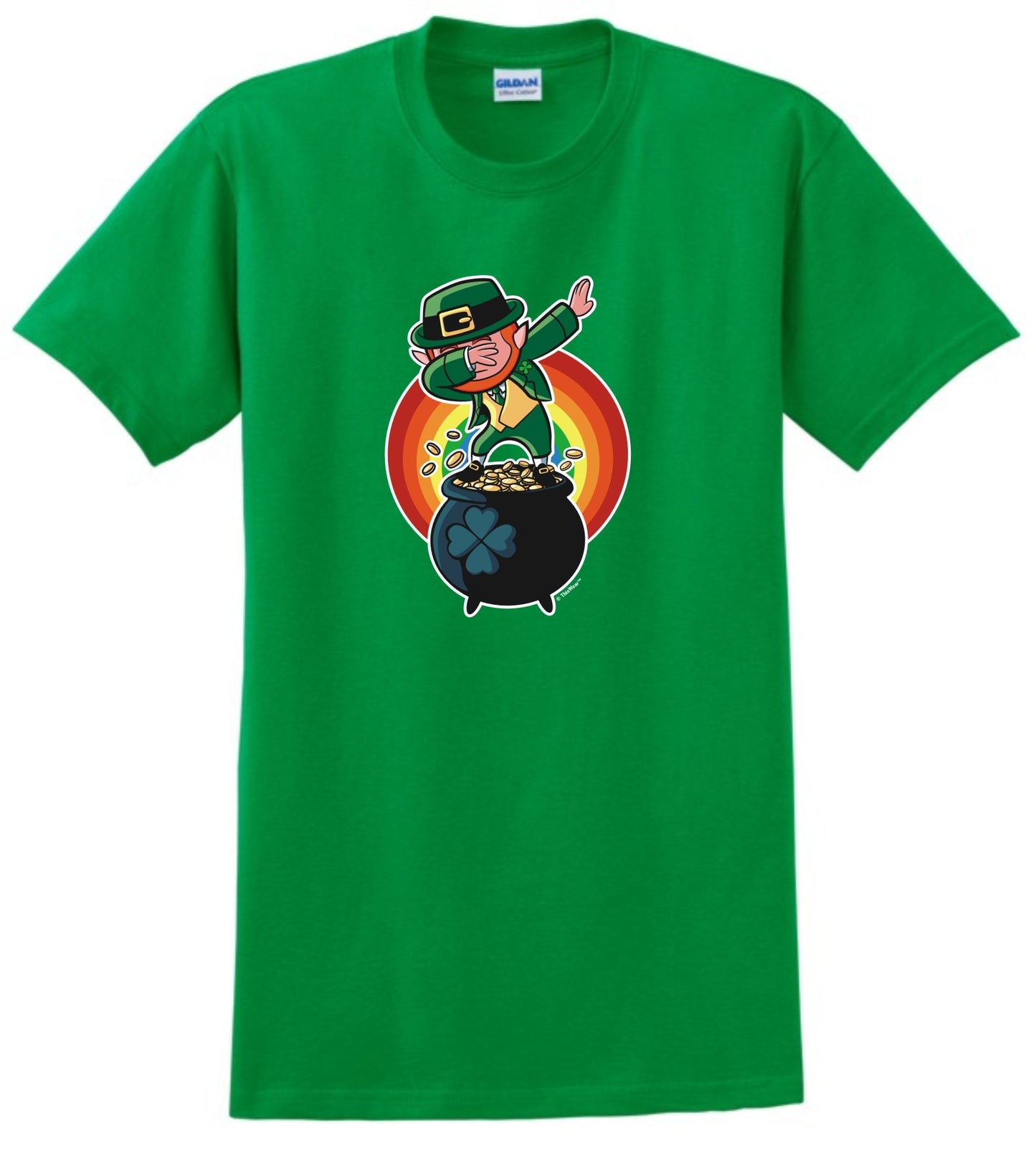 front of shirt green