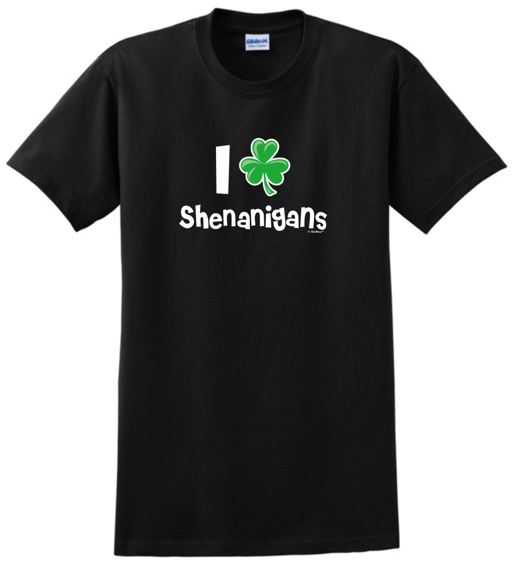 front of shirt black