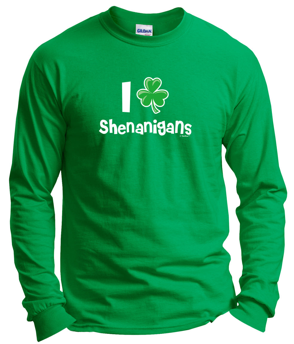 front of shirt green