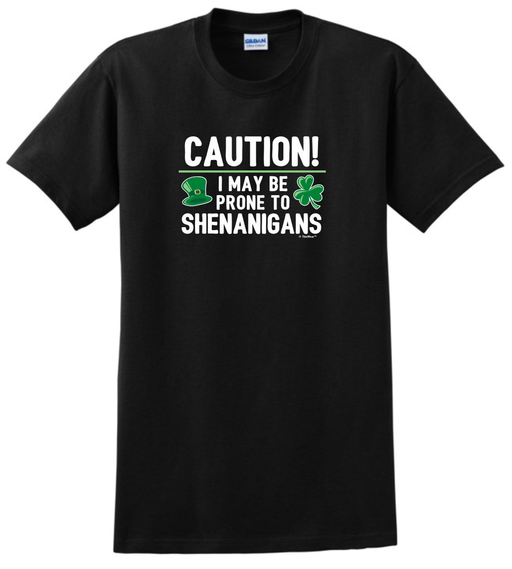 front of shirt black