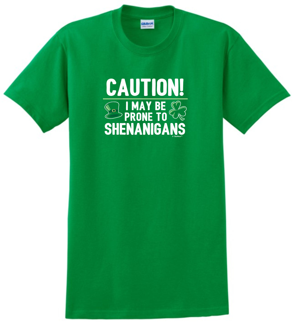 front of shirt green