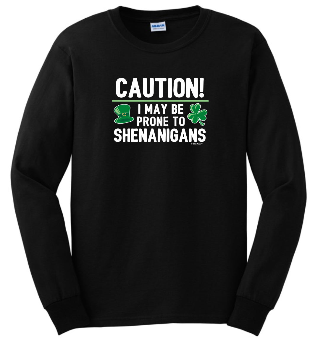 front of shirt black