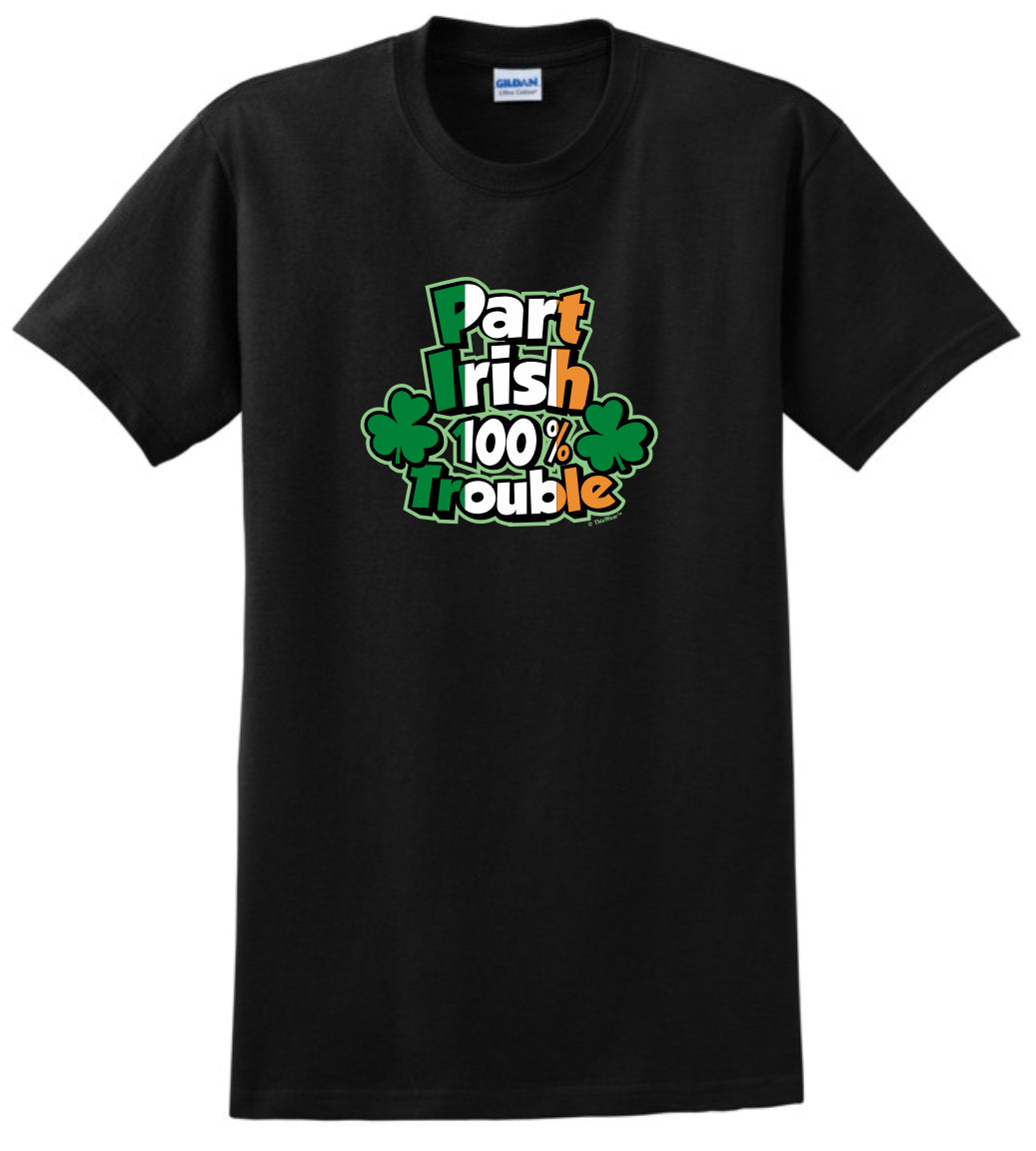 front of shirt black