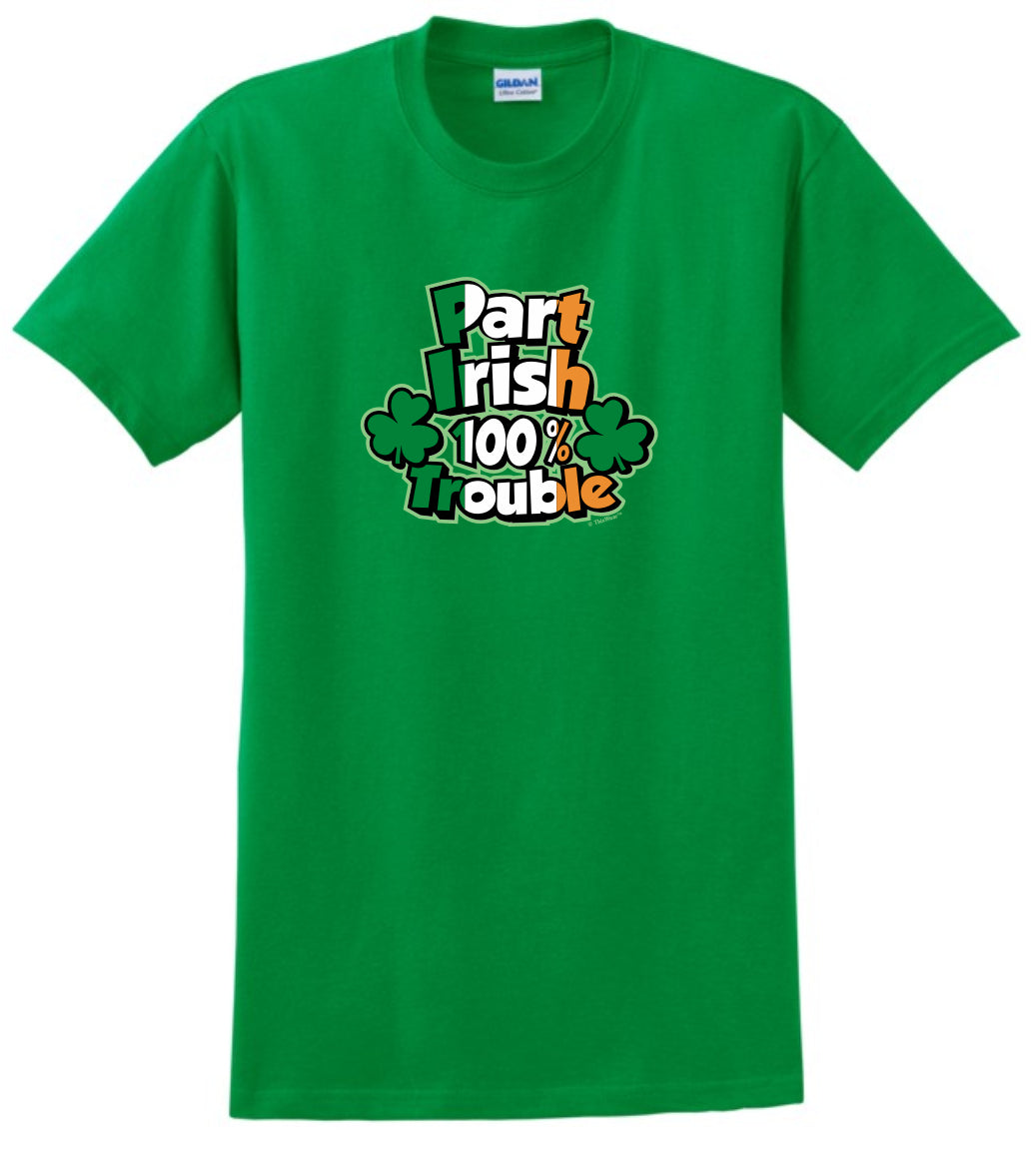 front of shirt green