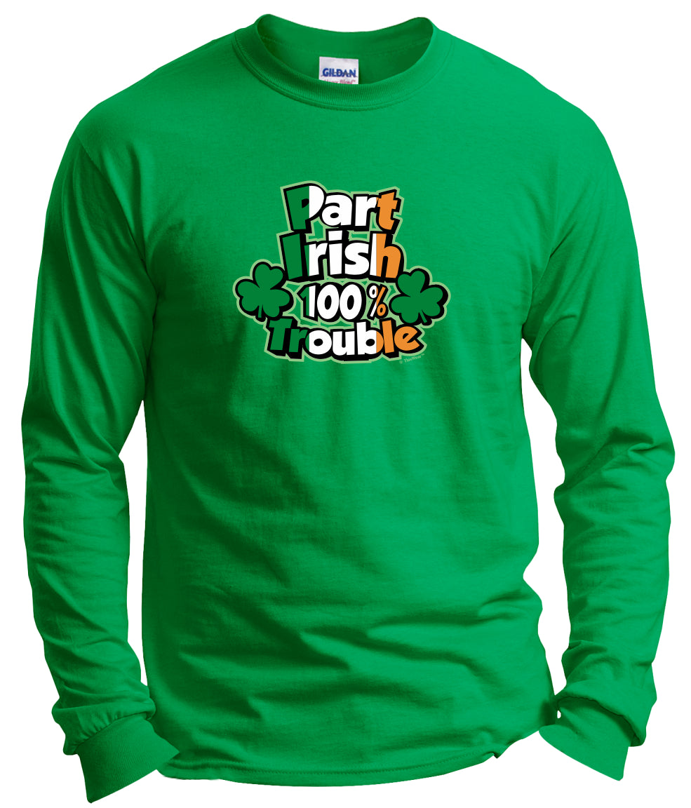 front of shirt green