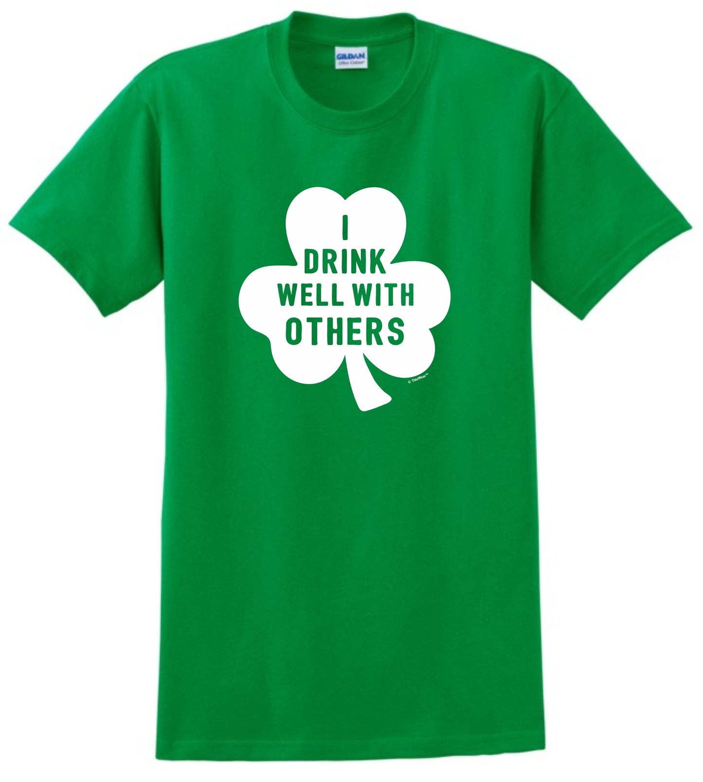 front of shirt green