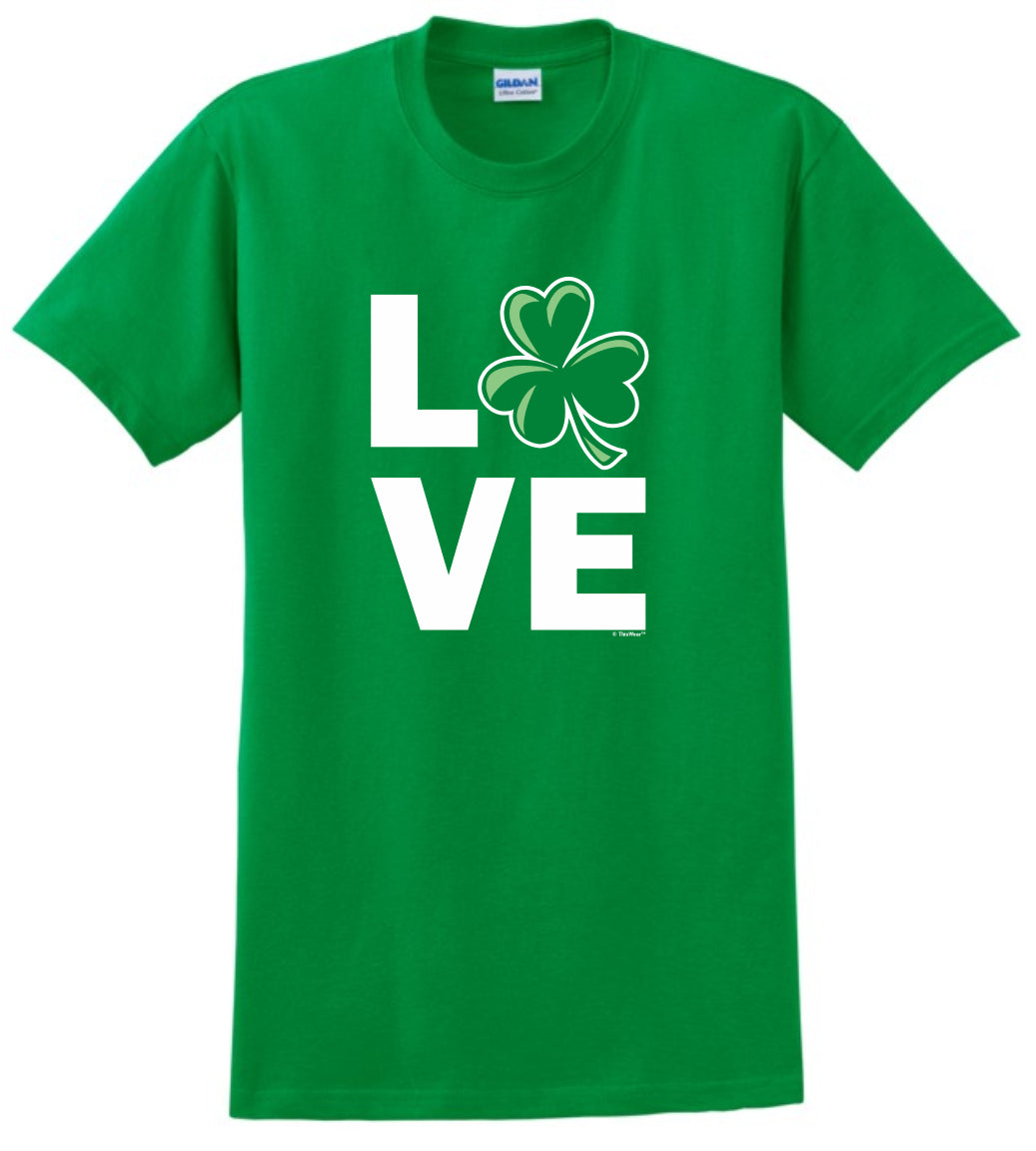 front of shirt green