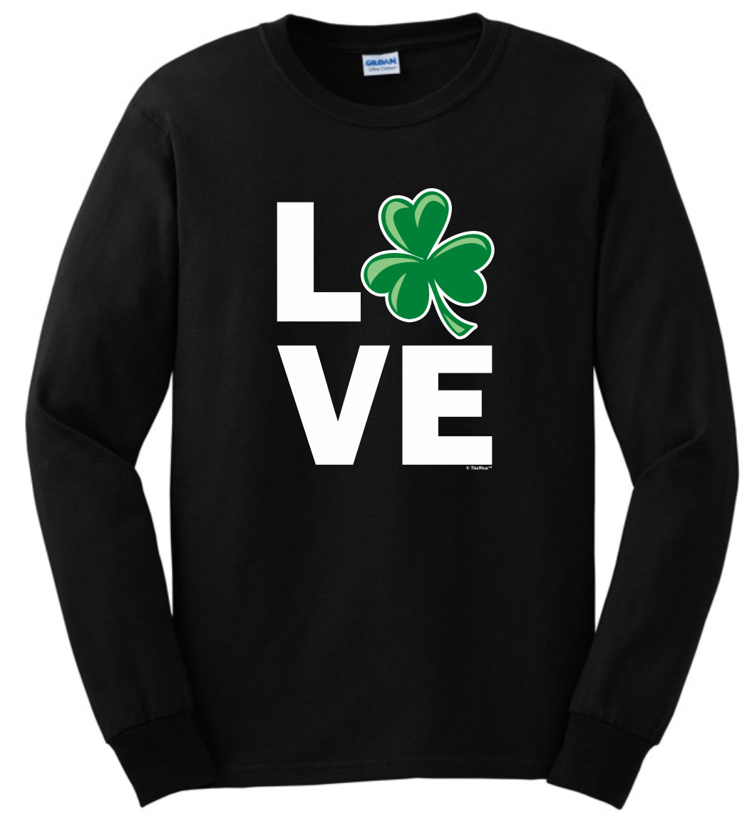 front of shirt black