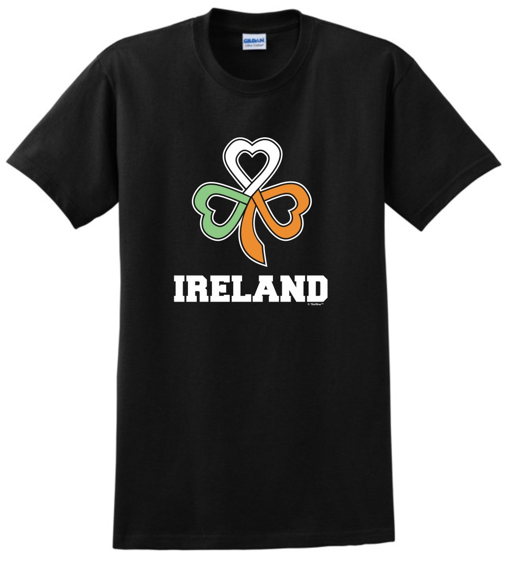 front of shirt black