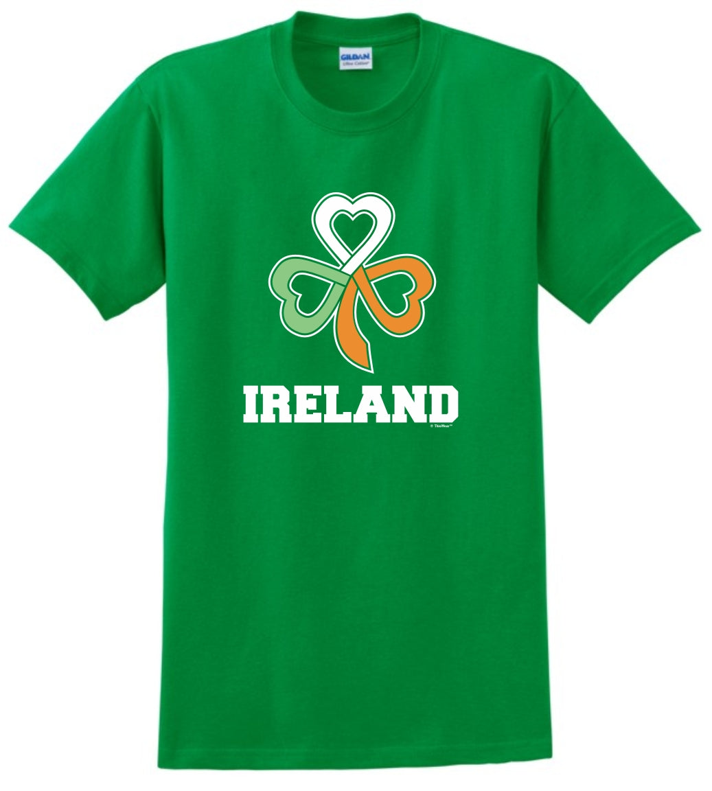 front of shirt green