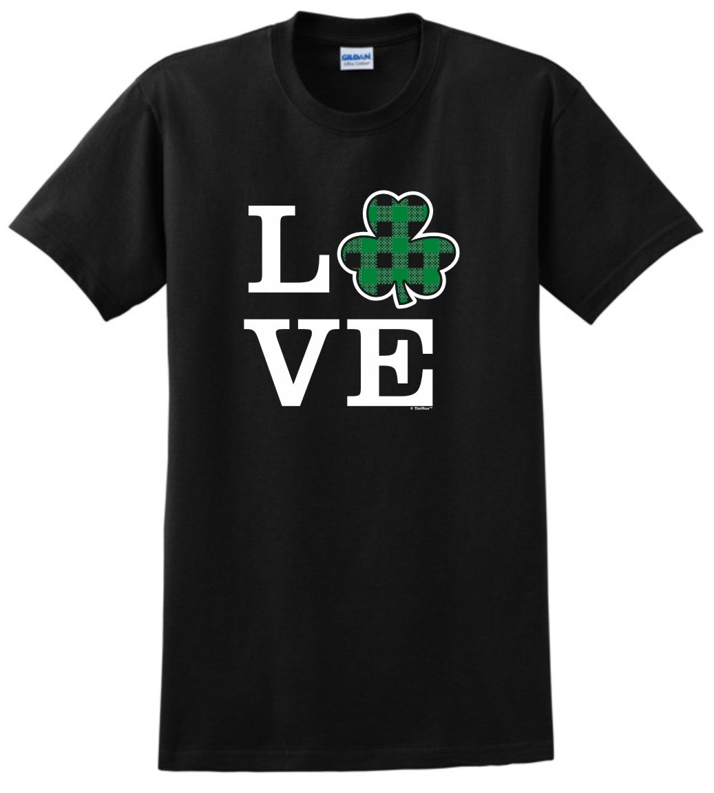 front of shirt black
