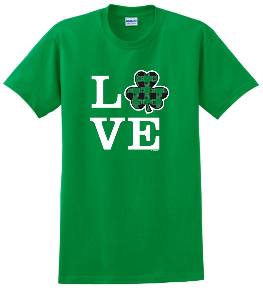 front of shirt green